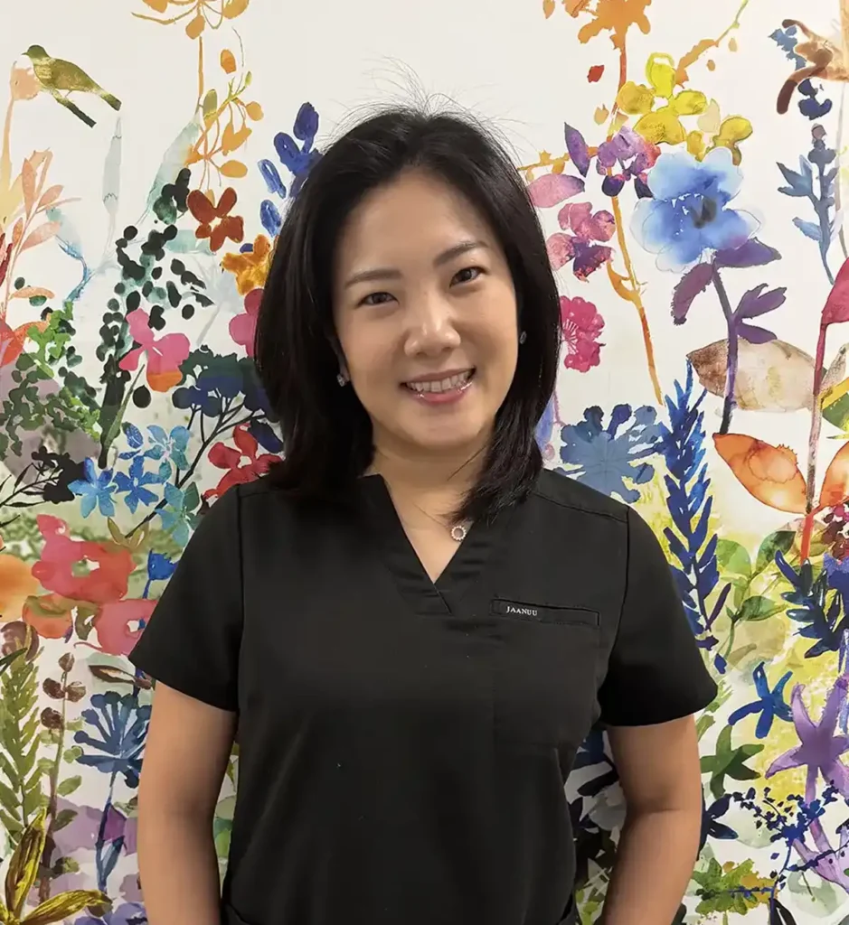 Dr. Jane Lee at The Dental Family Junior in Cranford, NJ.